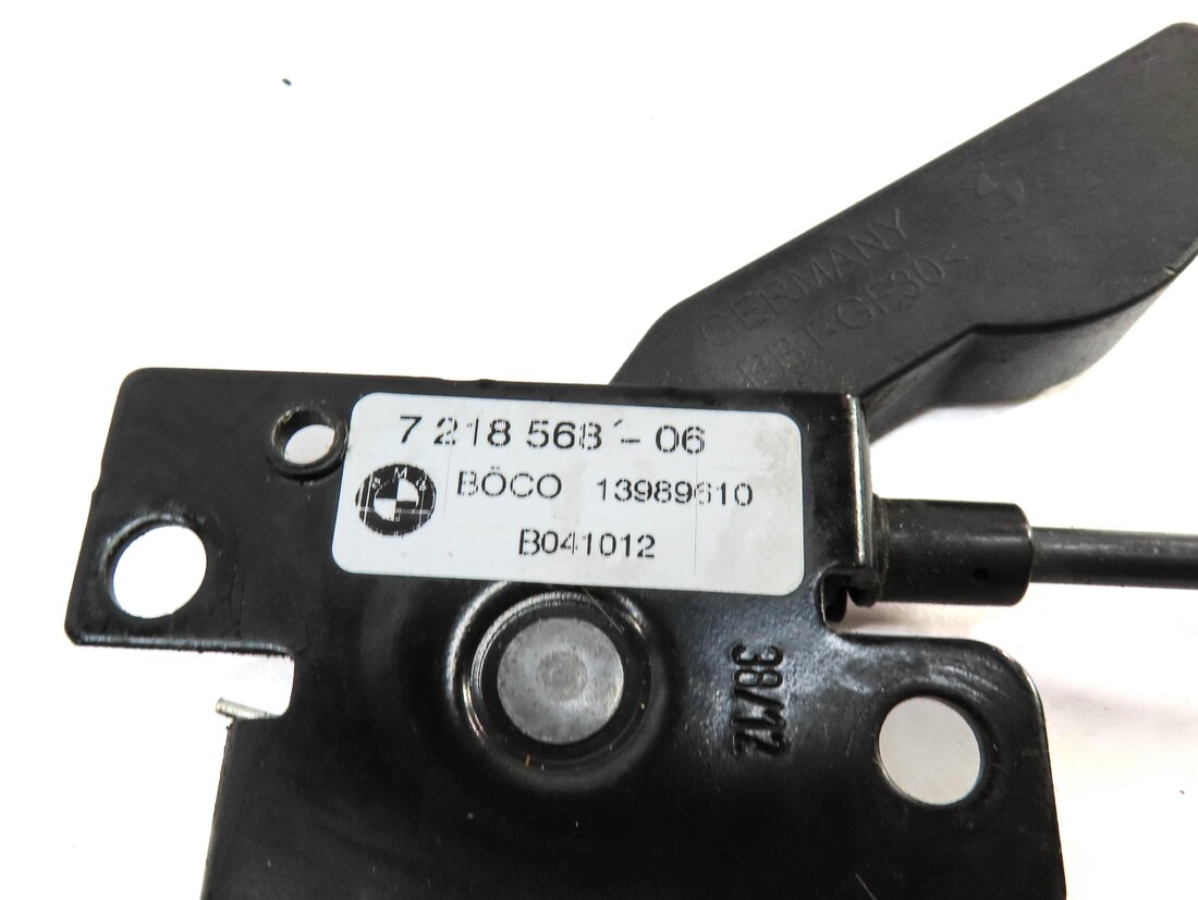 Thumbnail 5: 2013 BMW X3 (F25) FRONT HOOD LEFT & RIGHT SAFETY LATCH SET w/ HANDLE & CABLE