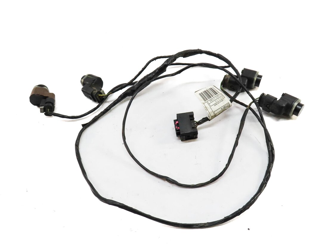 Thumbnail 3: 2013 BMW X3 (F25) REAR PARKING ASSIST PDC SENSOR SET 4 (BLACK) w/ WIRE HARNESS