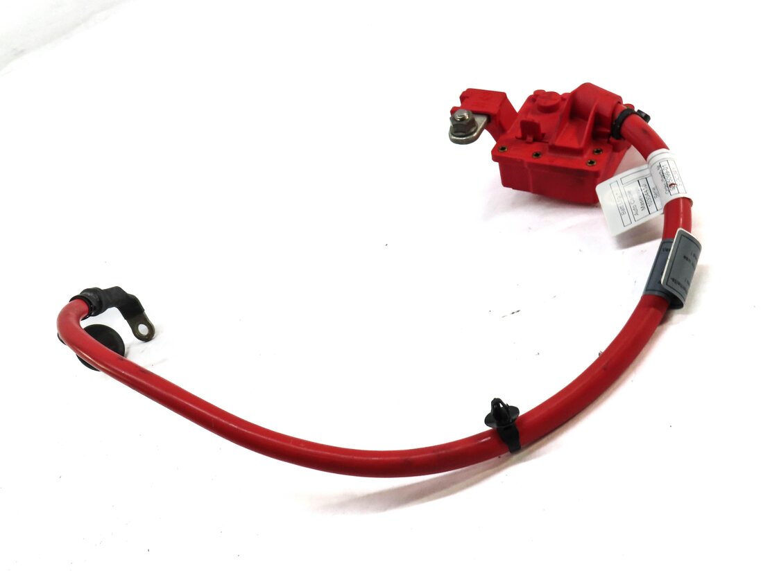 Thumbnail 2: 2013 BMW X3 (F25) POSITIVE BATTERY CABLE w/ SRS TERMINAL 9213668 9225099