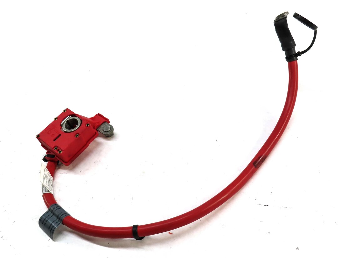 Thumbnail 3: 2013 BMW X3 (F25) POSITIVE BATTERY CABLE w/ SRS TERMINAL 9213668 9225099