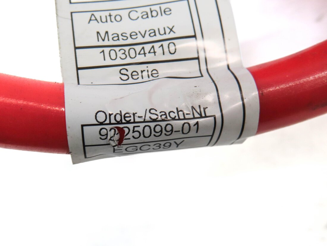 Thumbnail 4: 2013 BMW X3 (F25) POSITIVE BATTERY CABLE w/ SRS TERMINAL 9213668 9225099