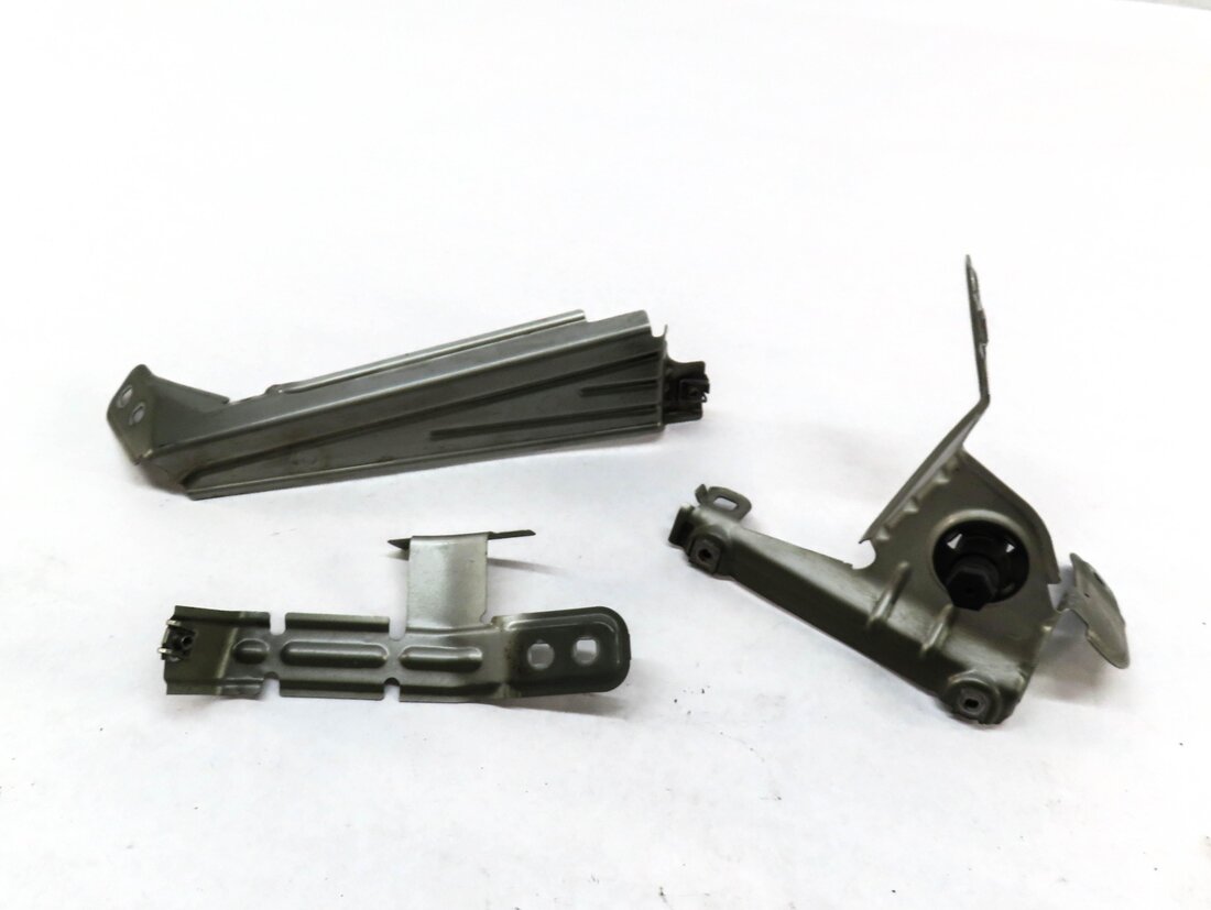 2013 BMW X3 (F25) FRONT LEFT DRIVER FENDER HEADLIGHT BRACKET MOUNT SET3 (SILVER)