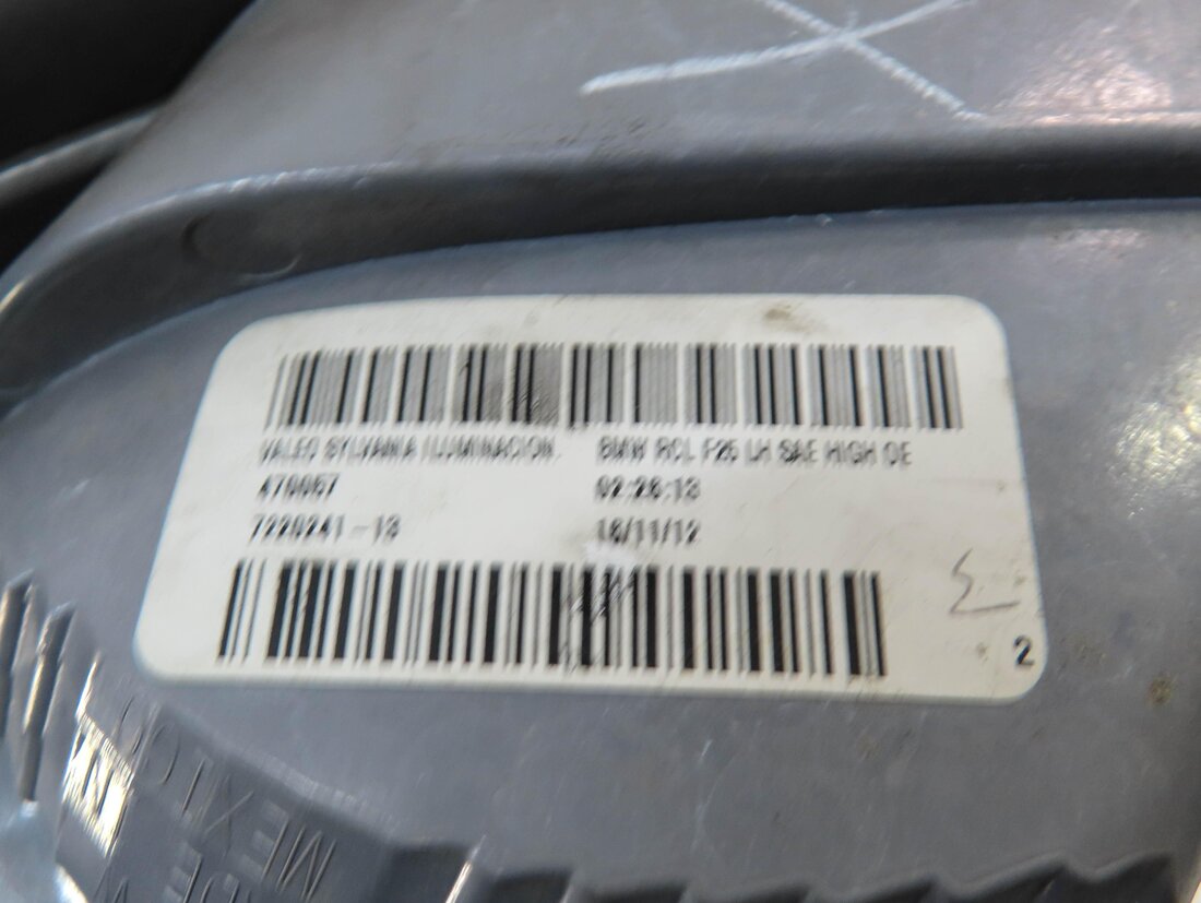 Thumbnail 4: 11-17 BMW X3 F25 LEFT DRIVER REAR OUTER INCANDESCENT TAILLIGHT BRAKE LAMP OPT522