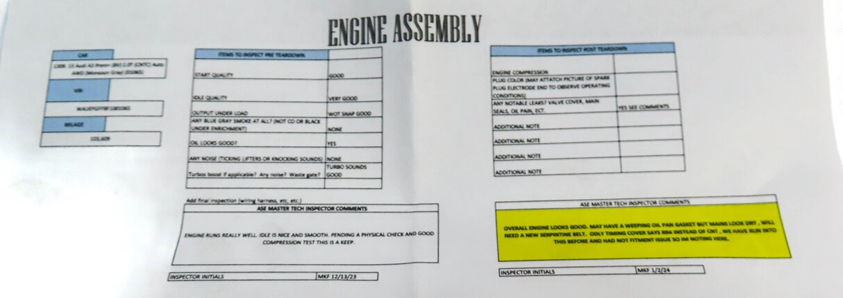 Thumbnail 3: 2015-2016 VW / AUDI GOLF GTI A3 TT (8V MK3) 2.0L CNTC TURBO ENGINE ASSEMBLY