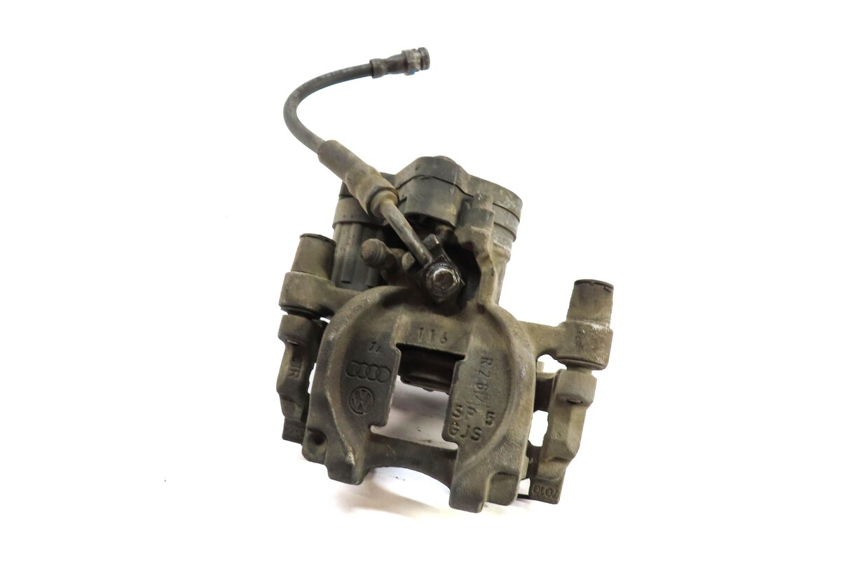 15-17 VW GOLF / 2015 AUDI A3 (8V) RIGHT PASSENGER REAR BRAKE CALIPER w/ ACTUATOR