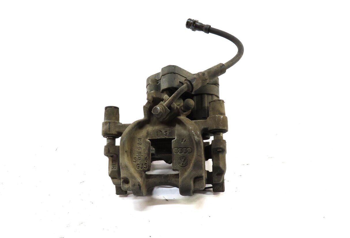 Thumbnail 2: 2015-2017 VW GOLF / 2015 AUDI A3 (8V) LEFT DRIVER REAR BRAKE CALIPER w/ ACTUATOR