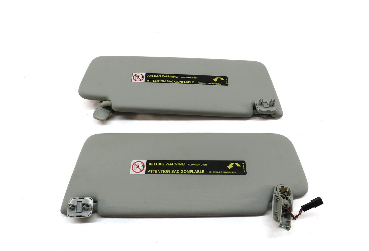 Thumbnail 6: 2015-2018 AUDI A3 S3 RS3 (8V) FRONT LEFT & RIGHT SUN VISOR SUNVISOR SET (GRAY)