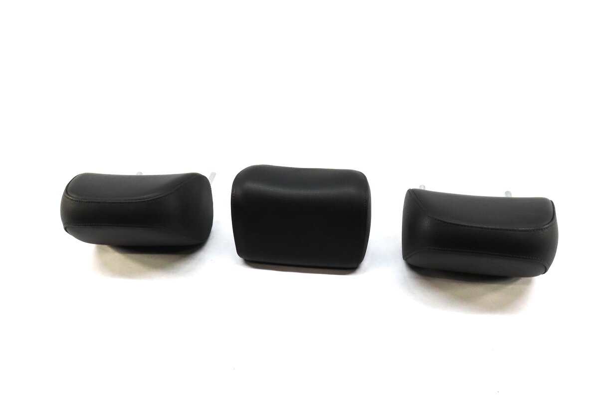 Thumbnail 3: 2015-2020 AUDI A3 (8V) REAR SEAT LEFT CENTER RIGHT HEADREST SET-3 (BLACK)