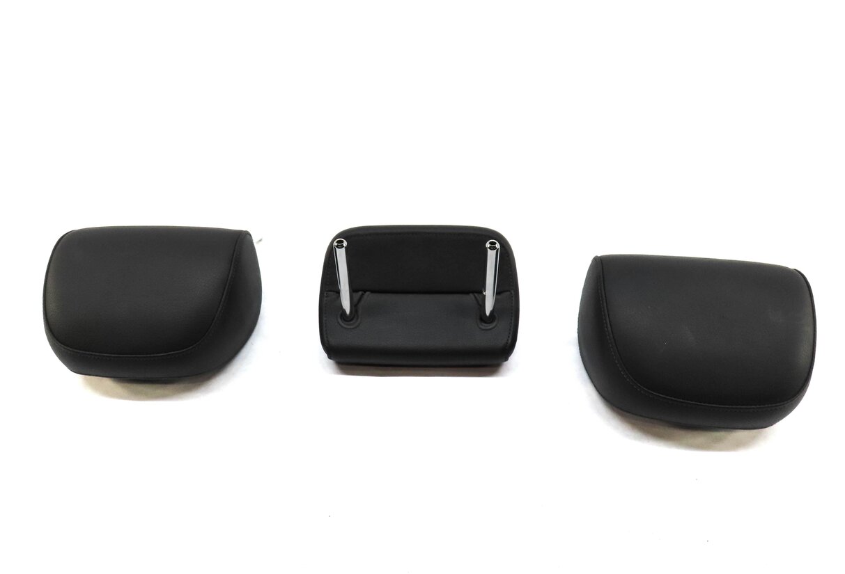 Thumbnail 4: 2015-2020 AUDI A3 (8V) REAR SEAT LEFT CENTER RIGHT HEADREST SET-3 (BLACK)