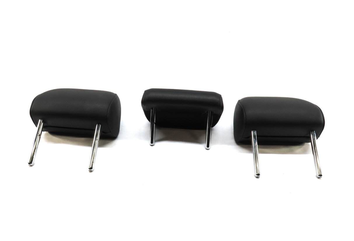 Thumbnail 5: 2015-2020 AUDI A3 (8V) REAR SEAT LEFT CENTER RIGHT HEADREST SET-3 (BLACK)