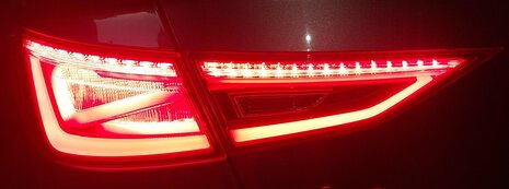 Thumbnail 2: 15-16 AUDI A3 S3 8V SEDAN CONVERTIBLE LEFT OUTER LED TAILLIGHT BRAKE LIGHT LAMP