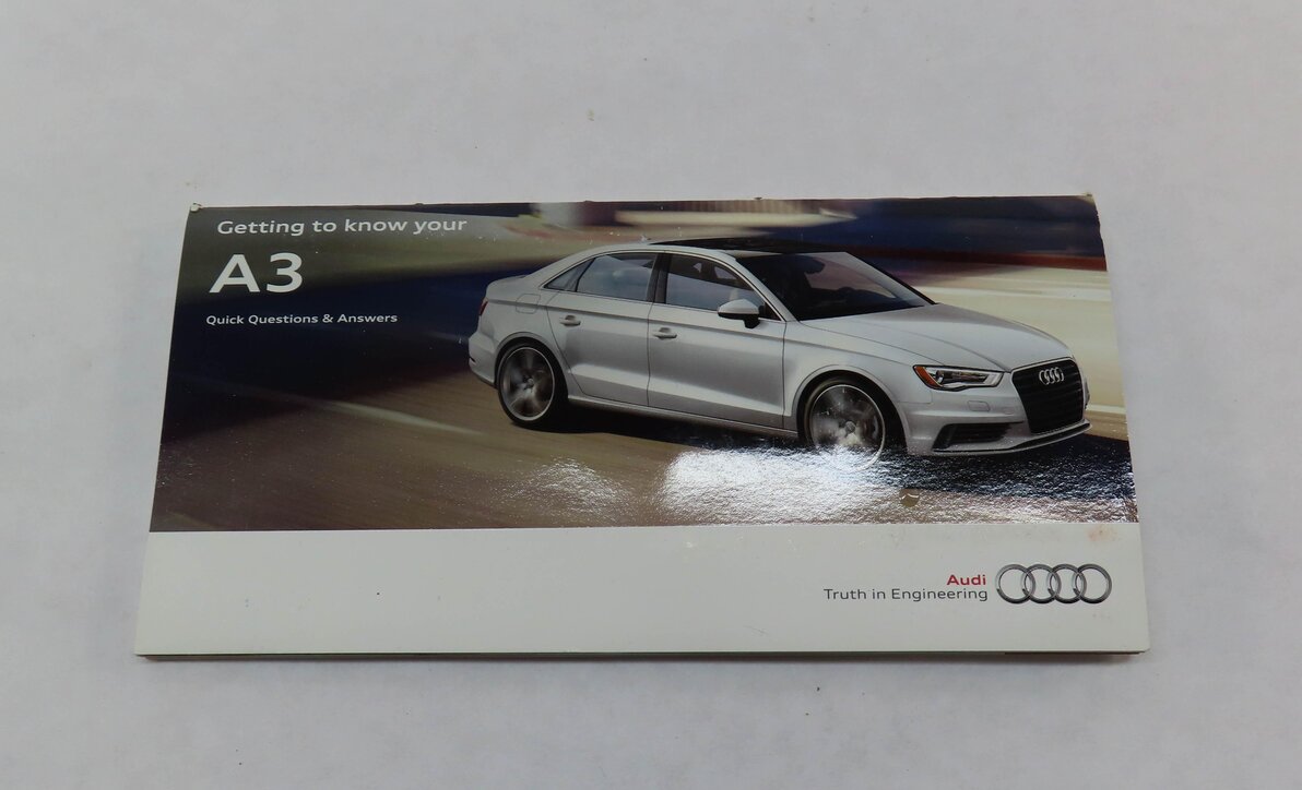 Thumbnail 7: 2015 AUDI A3 (8V) OWNERS MANUAL SET 5 w/ CARRYING CASE (BLACK)