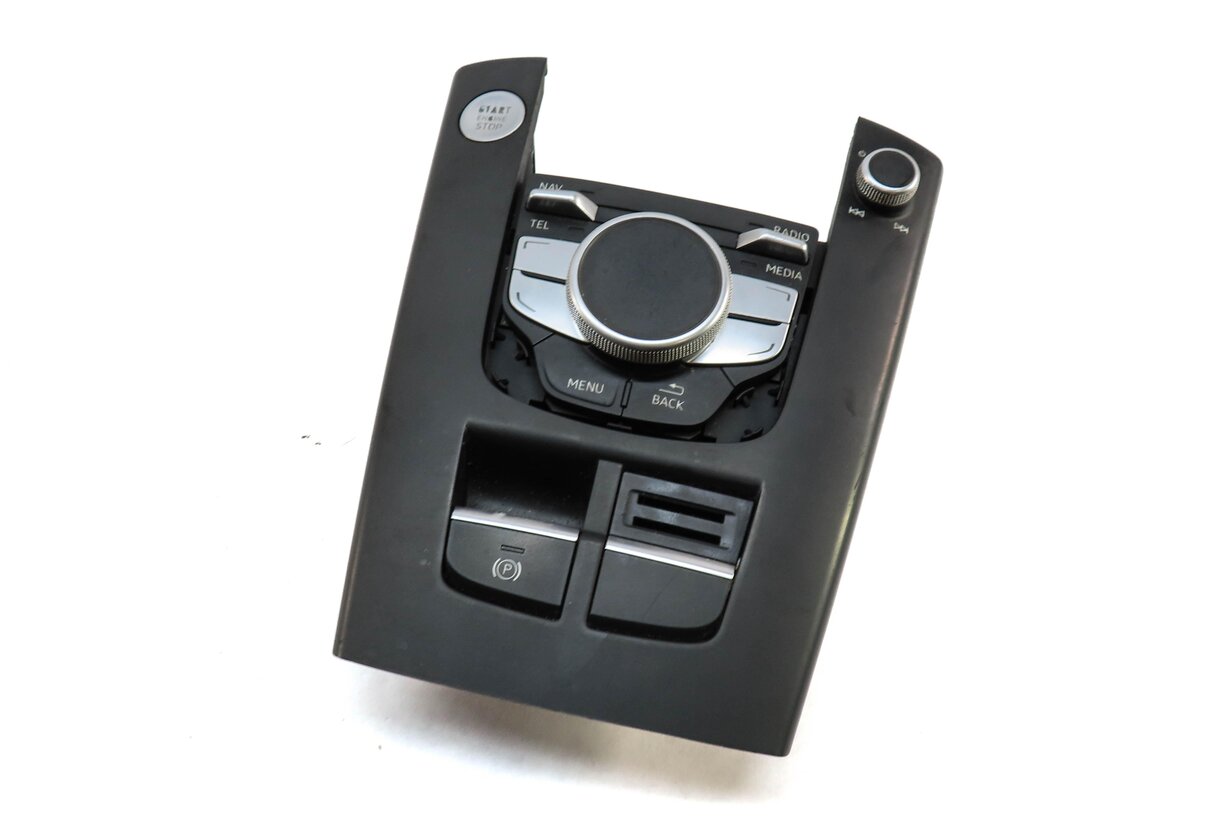 Thumbnail 1: 2015 AUDI A3 S3 8V MK3 NAVIGATION STEREO SCREEN MMI CONTROL KNOB IGNITION BUTTON