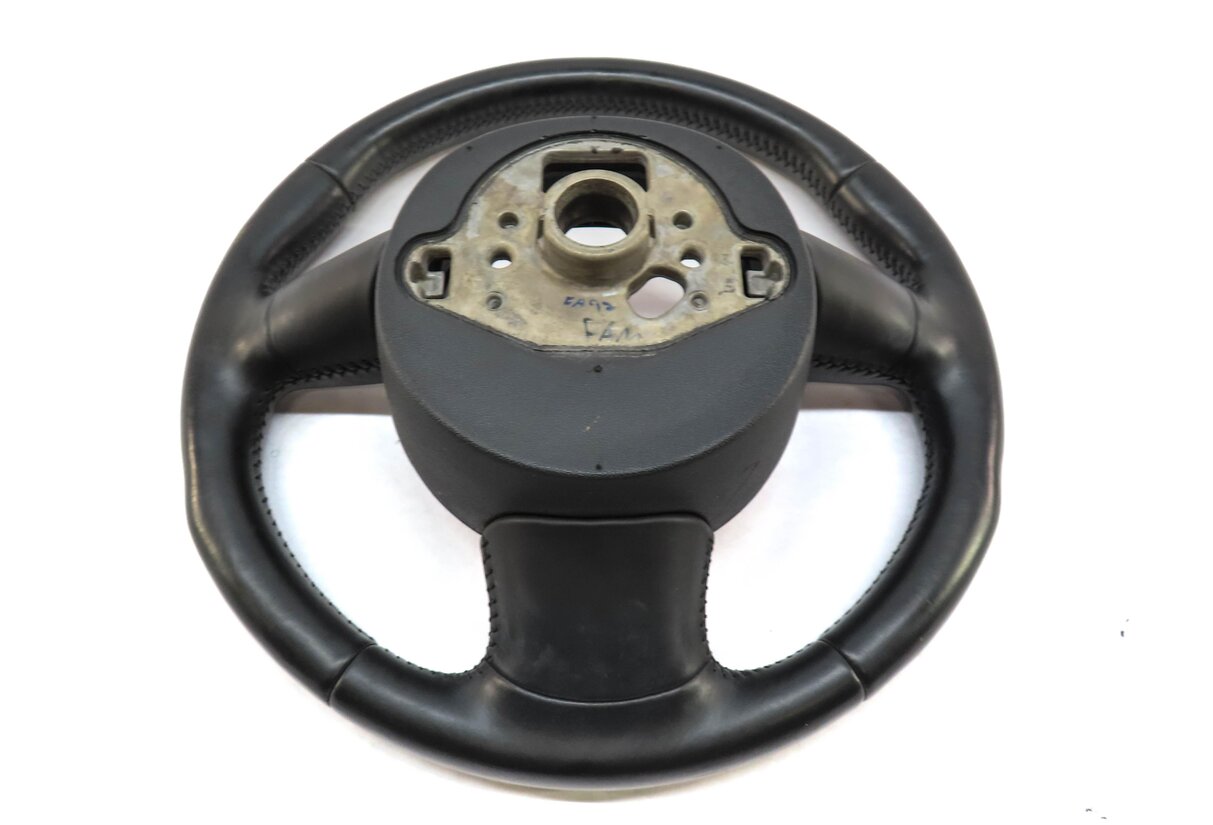 Thumbnail 6: 15-16 AUDI A3 (8V) LEFT DRIVER 3-SPOKE SPORT STEERING WHEEL w/ SWITCHES (BLACK)