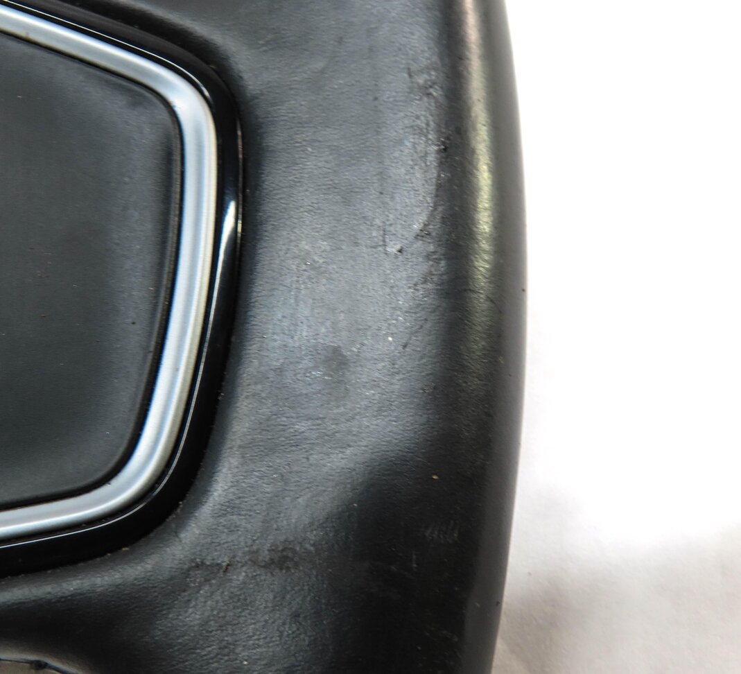 Thumbnail 8: 15-16 AUDI A3 (8V) LEFT DRIVER 3-SPOKE SPORT STEERING WHEEL w/ SWITCHES (BLACK)