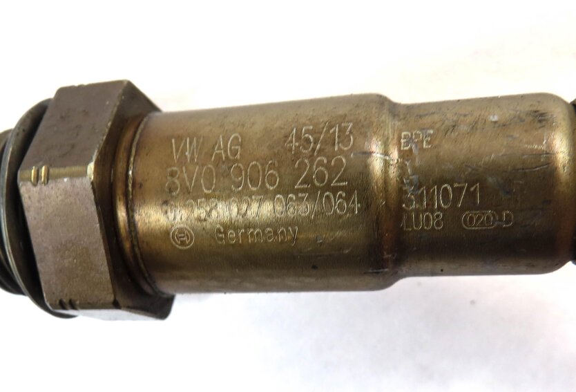 Thumbnail 4: 2015 AUDI A3 (8V) 2.0L TURBO ENGINE (CNTC) PRE POST CAT O2 OXYGEN SENSOR SET2