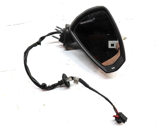 Thumbnail 2: 15-18 AUDI A3 S3 (8V) RIGHT PASSENGER MANUAL FOLD HEATED DOOR MIRROR 