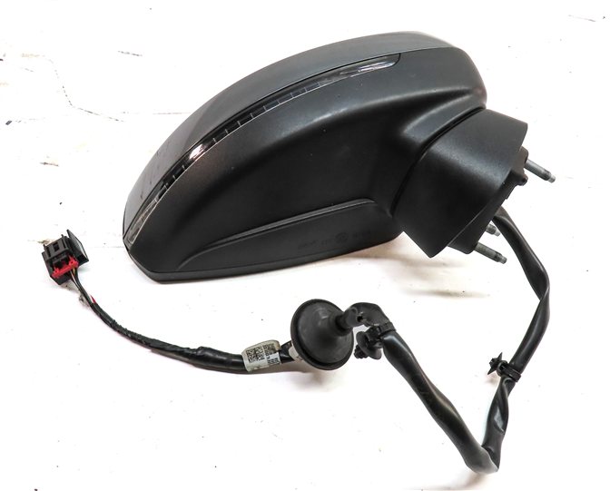 Thumbnail 5: 15-18 AUDI A3 S3 (8V) RIGHT PASSENGER MANUAL FOLD HEATED DOOR MIRROR 