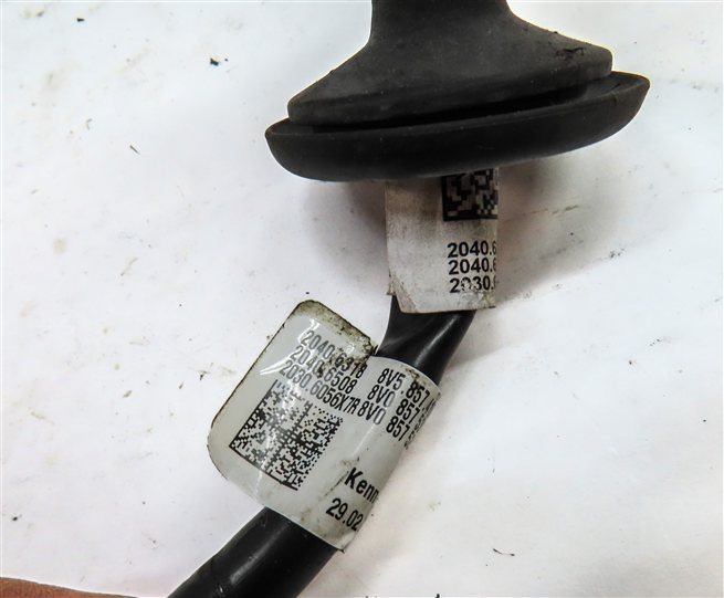 Thumbnail 6: 15-18 AUDI A3 S3 (8V) RIGHT PASSENGER MANUAL FOLD HEATED DOOR MIRROR 