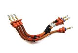 Thumbnail 3: AUDI A3 E-TRON 8VF 1.4L HYBRID HIGH VOLTAGE TRIPLE CABLE WIRE HARNESS