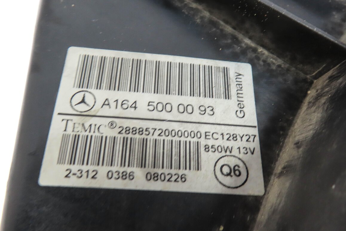 Thumbnail 8: 2007-2012 MERCEDES GL ML R CLASS (X164 W164 W251) RADIATOR COOLING FAN w/ SHROUD