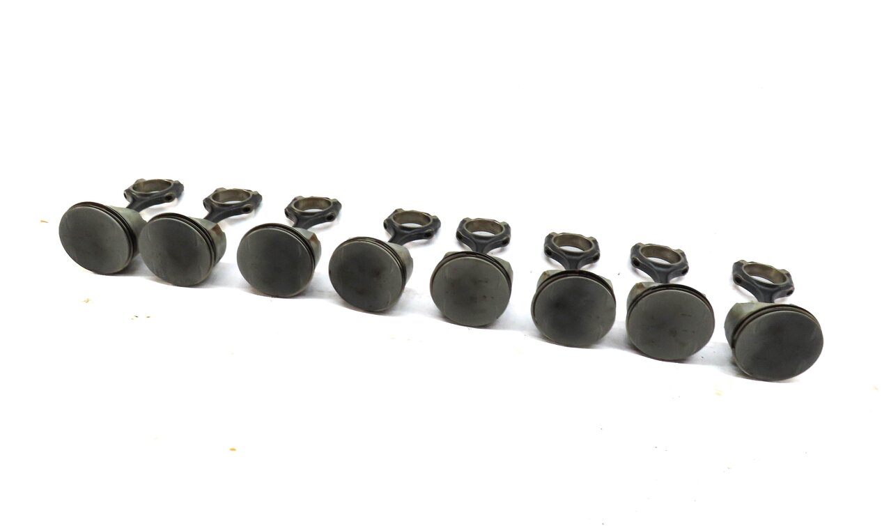 Thumbnail 1: 07-15 MERCEDES CL E G GL ML S SL CLK CLS C16 W211 W164 X164 W221 V8 PISTON SET 8