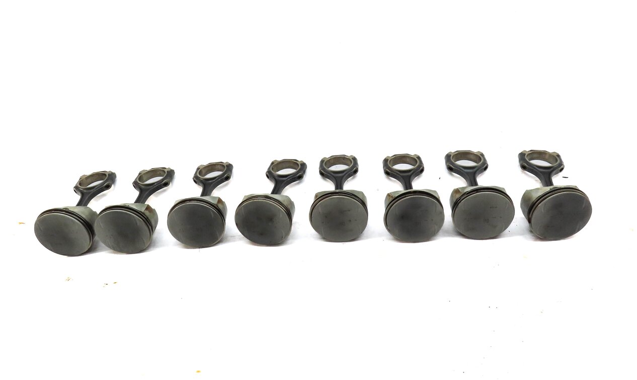 Thumbnail 3: 07-15 MERCEDES CL E G GL ML S SL CLK CLS C16 W211 W164 X164 W221 V8 PISTON SET 8