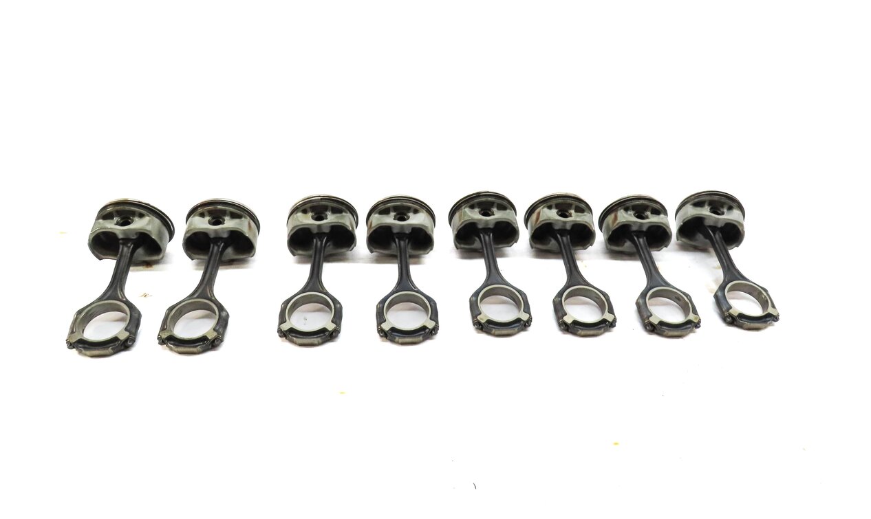 Thumbnail 4: 07-15 MERCEDES CL E G GL ML S SL CLK CLS C16 W211 W164 X164 W221 V8 PISTON SET 8