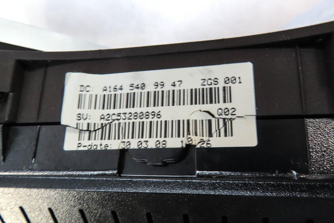 Thumbnail 6: 2008 MERCEDES BENZ GL ML CLASS (W164 X164) SPEEDOMETER GAUGE (MPH / USA / 124k)