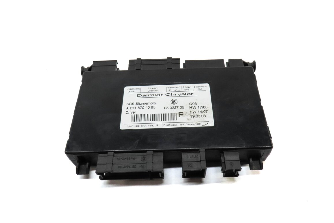 Thumbnail 2: 2008 MERCEDES GL550 (X164) FRONT LEFT DRIVER SEAT CONTROL MODULE 2118704085