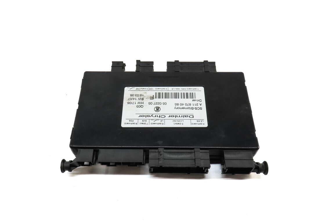 Thumbnail 3: 2008 MERCEDES GL550 (X164) FRONT LEFT DRIVER SEAT CONTROL MODULE 2118704085