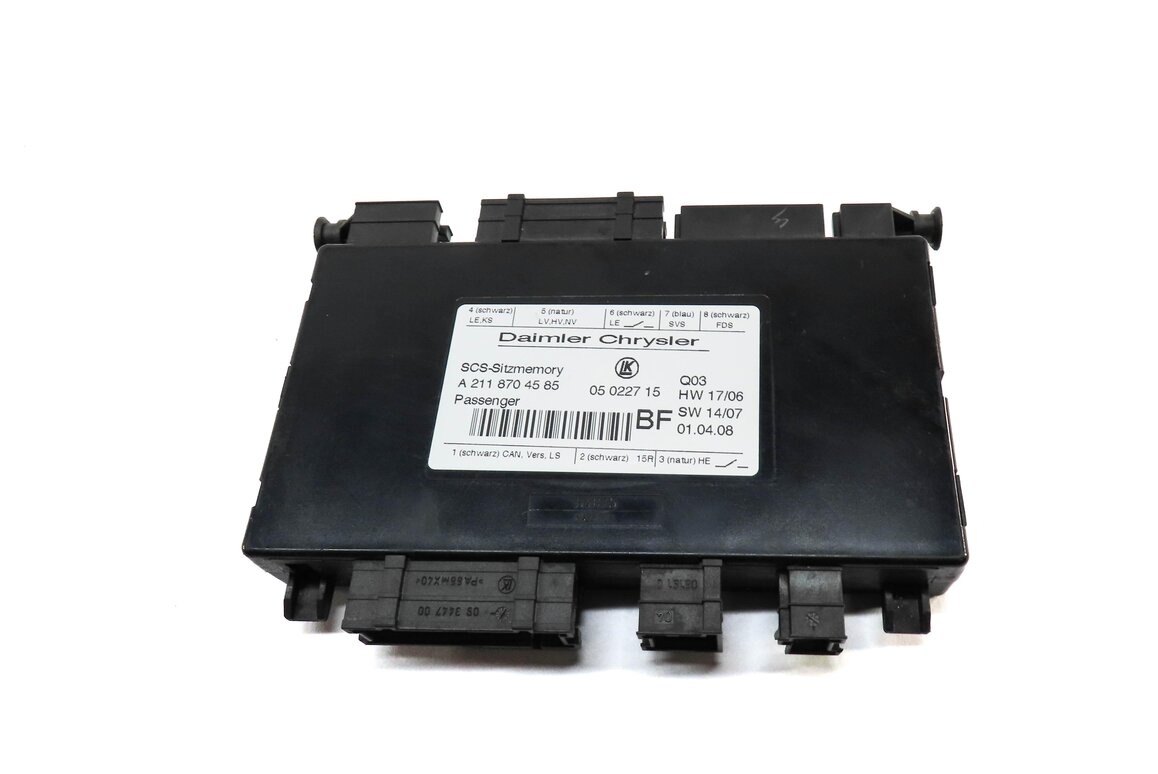 Thumbnail 2: 2008 MERCEDES GL550 (X164) FRONT RIGHT PASSENGER SEAT CONTROL MODULE 2118704585