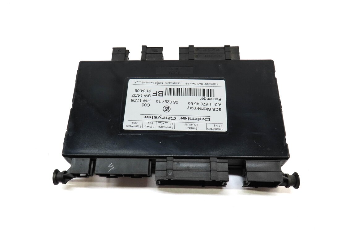 Thumbnail 3: 2008 MERCEDES GL550 (X164) FRONT RIGHT PASSENGER SEAT CONTROL MODULE 2118704585
