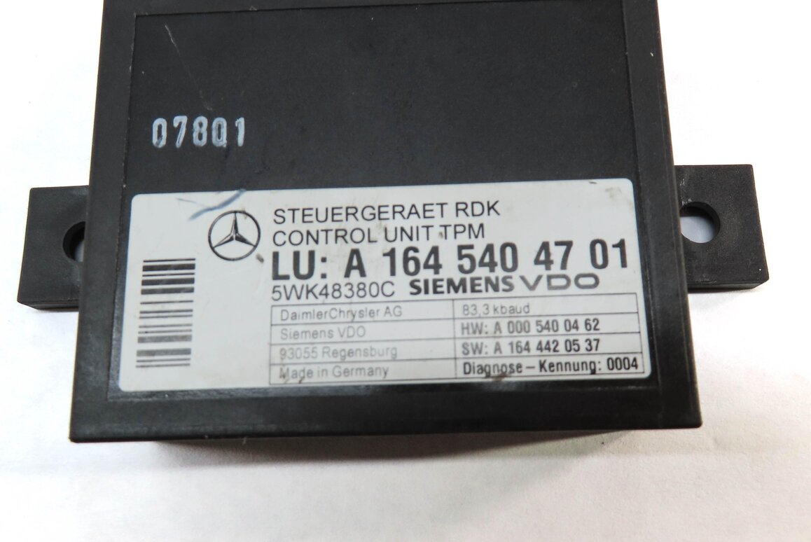 Thumbnail 4: 06-12 MERCEDES GL320 GL450 ML320 ML350 (X164 W164) TPMS TIRE AIR PRESSURE MODULE