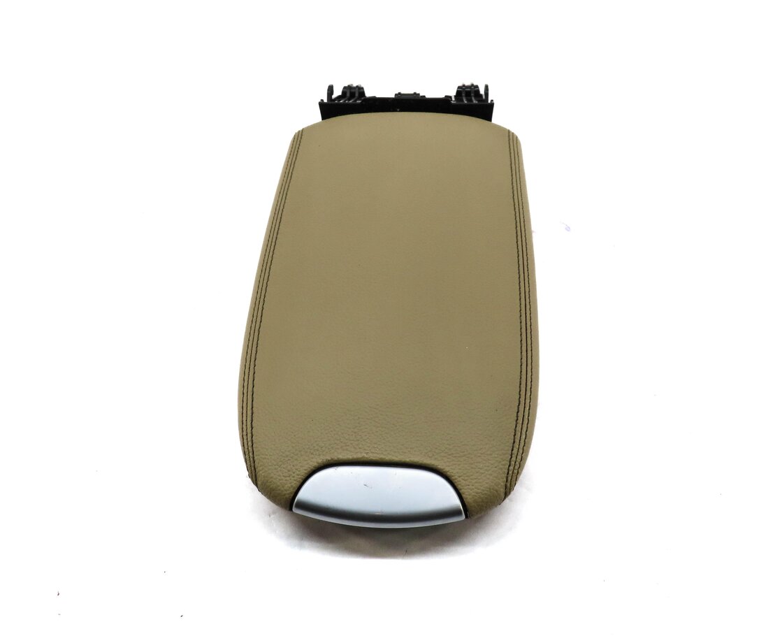 Thumbnail 2: 2008 MERCEDES GL550 X164 FRONT CENTER CONSOLE LID / ARMREST (BROWN LEATHER 204A)