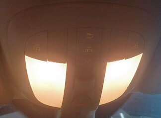 Thumbnail 2: 2008 MERCEDES GL550 (X164) FRONT ROOF CENTER DOME LIGHT (BEIGE) 1648207186