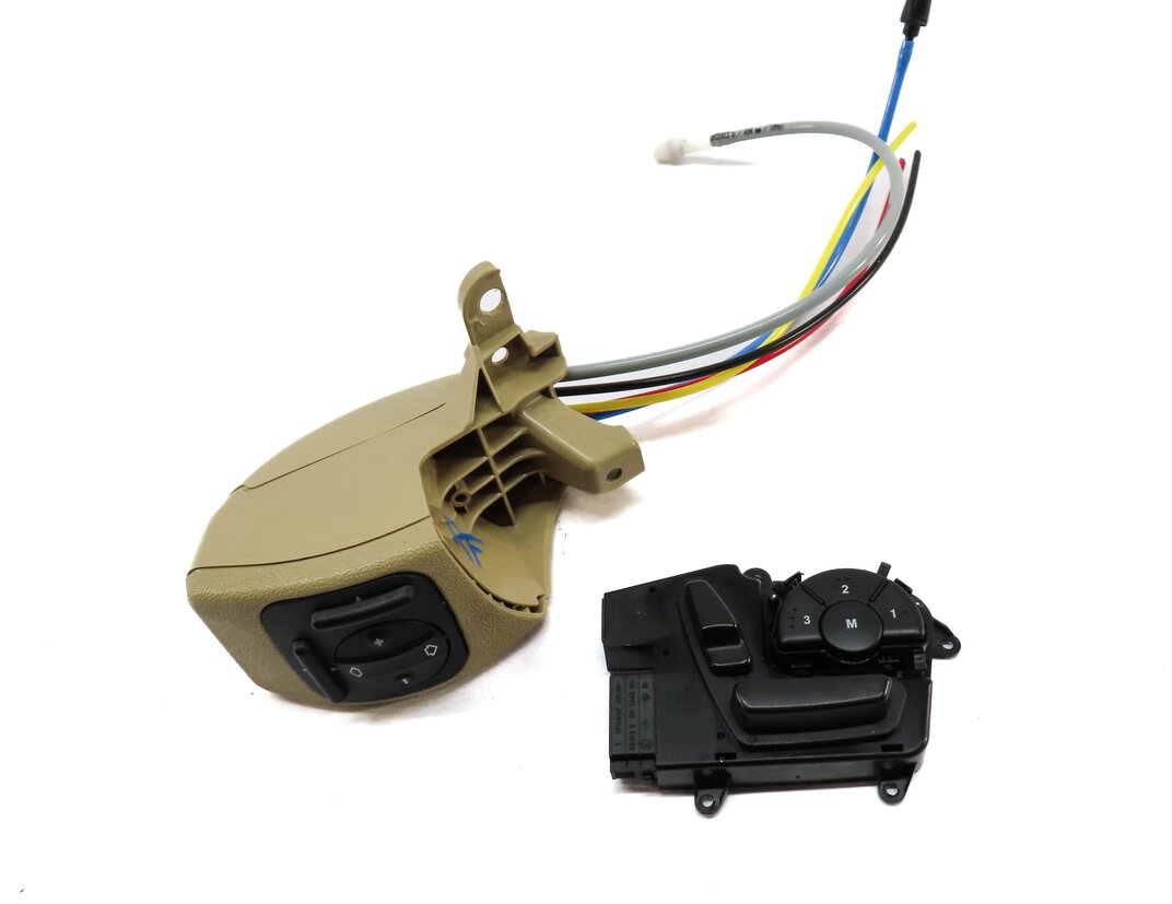 Thumbnail 2: 2008 MERCEDES GL550 X164 FRONT RIGHT PASSENGER SEAT ADJUST SWITCH & LUMBAR BEIGE