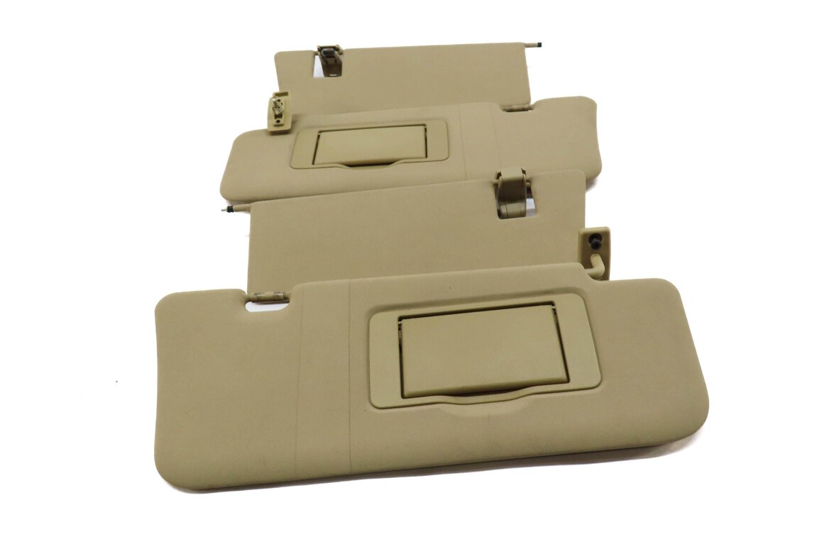 Thumbnail 2: 06-12 MERCEDES GL ML CLASS (W164 X164) FRONT LEFT & RIGHT SUNVISOR SET (BEIGE)
