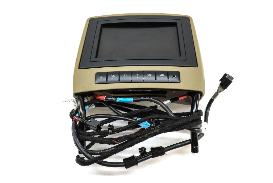 Thumbnail 3: 06-08 MERCEDES GL ML X164 W164 REAR RIGHT OR LEFT HEADREST (BEIGE) w/ DVD PLAYER