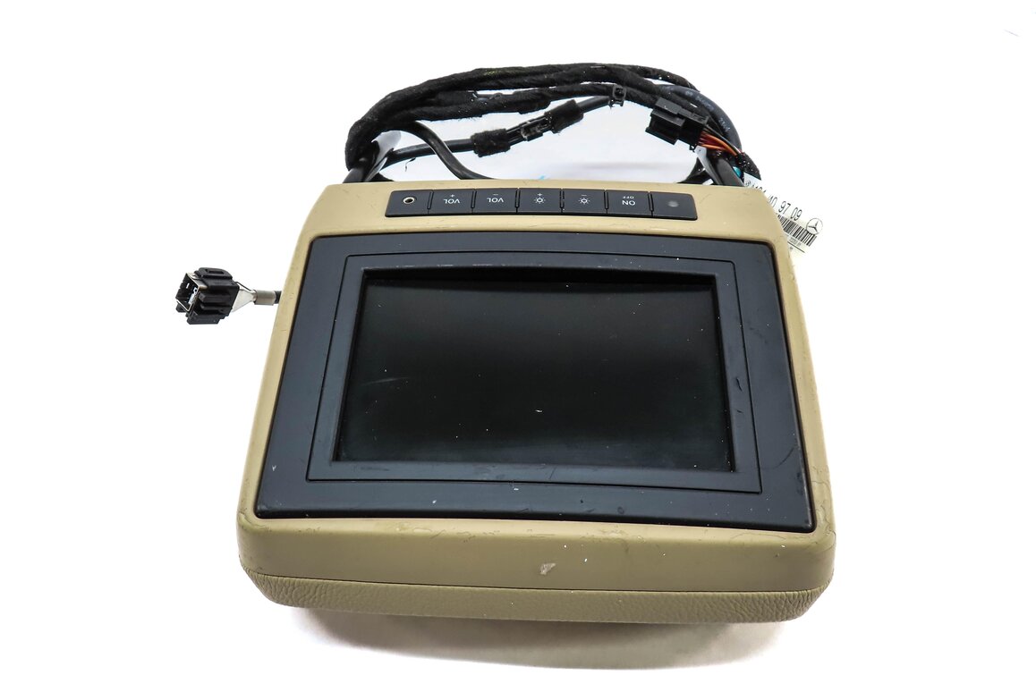 Thumbnail 4: 06-08 MERCEDES GL ML X164 W164 REAR RIGHT OR LEFT HEADREST (BEIGE) w/ DVD PLAYER