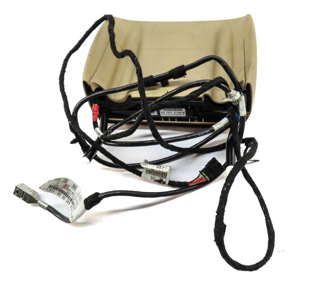 Thumbnail 5: 06-08 MERCEDES GL ML X164 W164 REAR RIGHT OR LEFT HEADREST (BEIGE) w/ DVD PLAYER