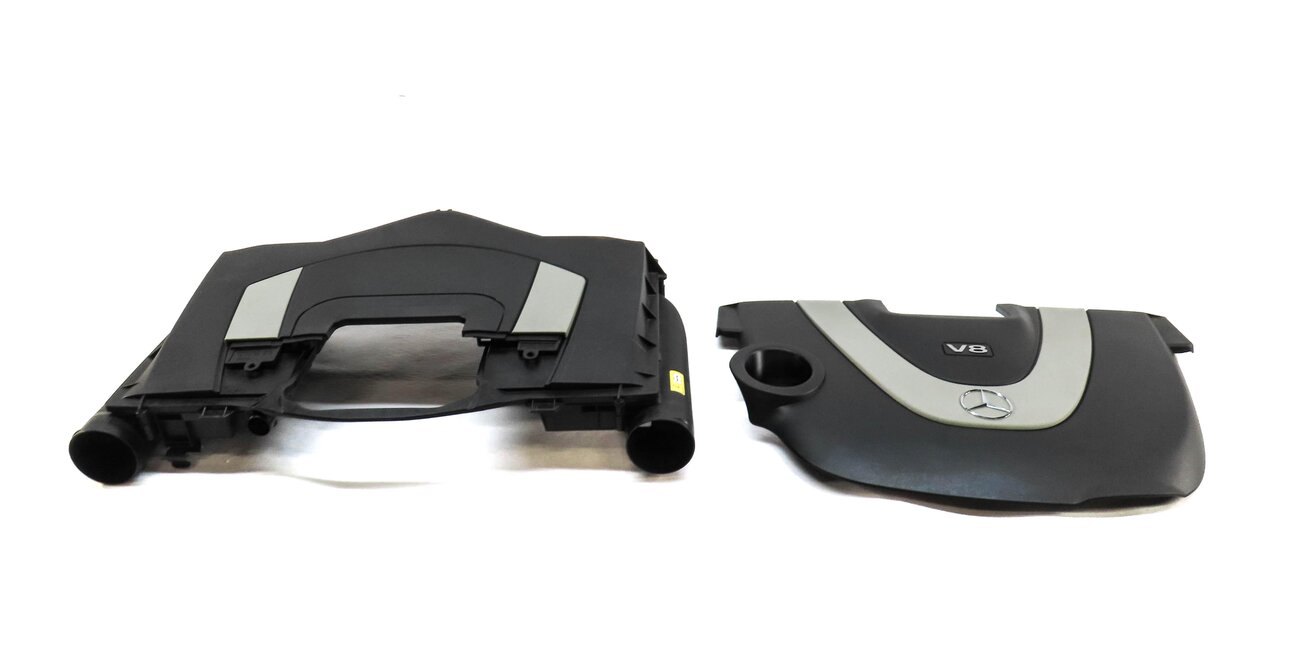 Thumbnail 1: 2007-2012 MERCEDES GL450 GL550 (X164) 4.6L / 5.5L - V8 ENGINE COVER TRIM SET