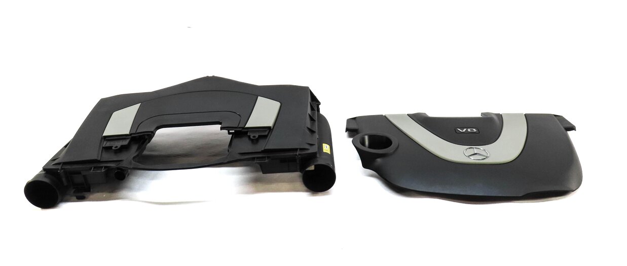 Thumbnail 2: 2007-2012 MERCEDES GL450 GL550 (X164) 4.6L / 5.5L - V8 ENGINE COVER TRIM SET