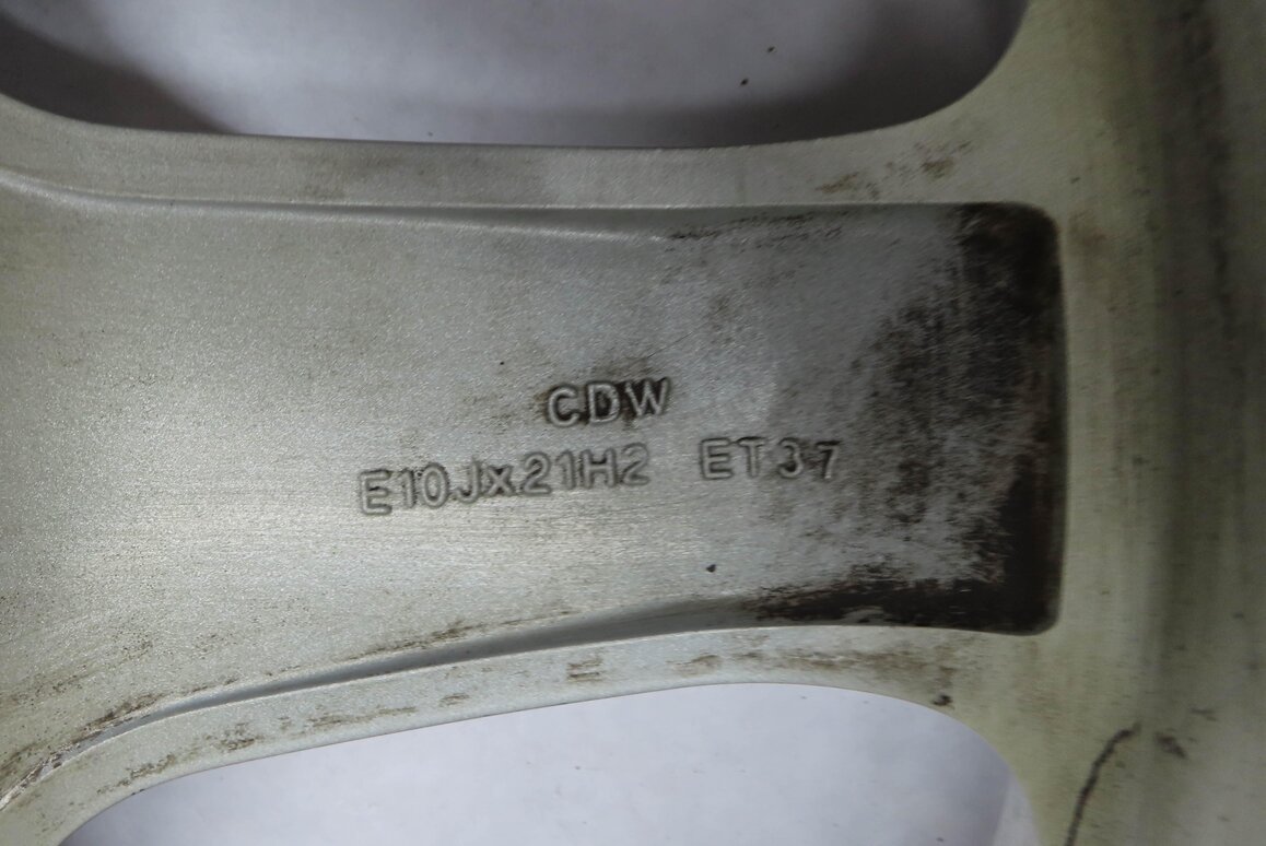 Thumbnail 5: 2008-2009 MERCEDES BENZ GL550 (X164) 21x10 ALUMINUM 5-SPOKE WHEEL RIM (AMG)