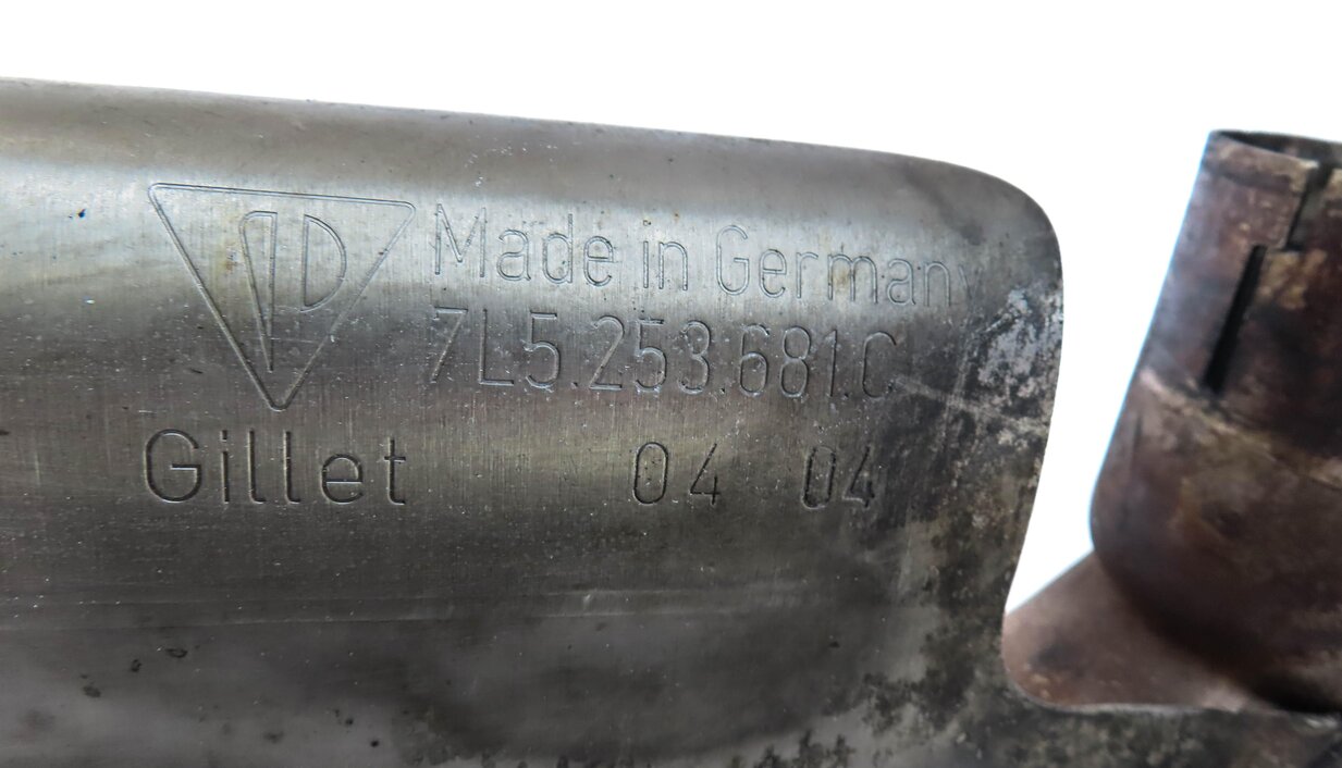 Thumbnail 7: 03-06 PORSCHE CAYENNE 955 4.5L NON-TURBO REAR LEFT RIGHT EXHAUST MUFFLER TIP SET