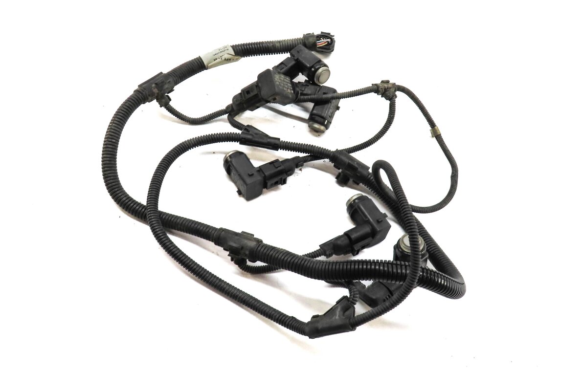 Thumbnail 2: 2004 PORSCHE CAYENNE (955) REAR PARK DISTANCE PDC SENSOR SET6 (BEIGE) w/ HARNESS