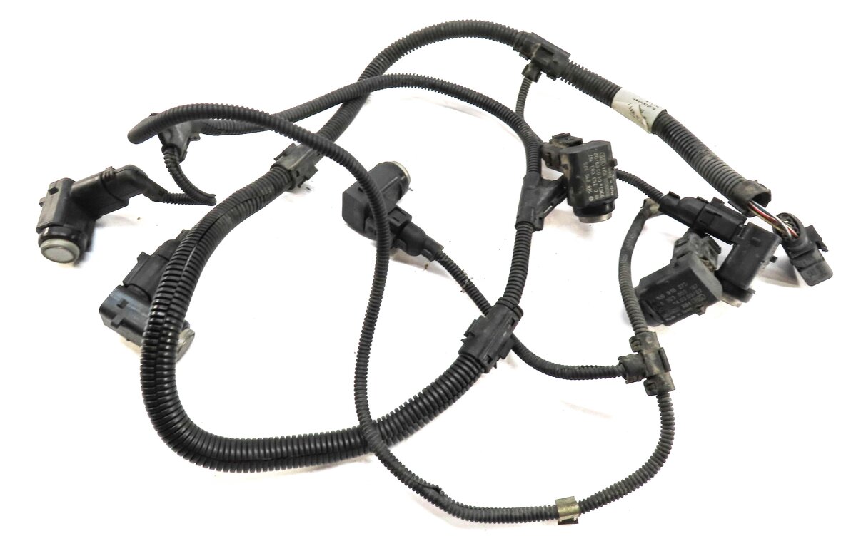 Thumbnail 3: 2004 PORSCHE CAYENNE (955) REAR PARK DISTANCE PDC SENSOR SET6 (BEIGE) w/ HARNESS