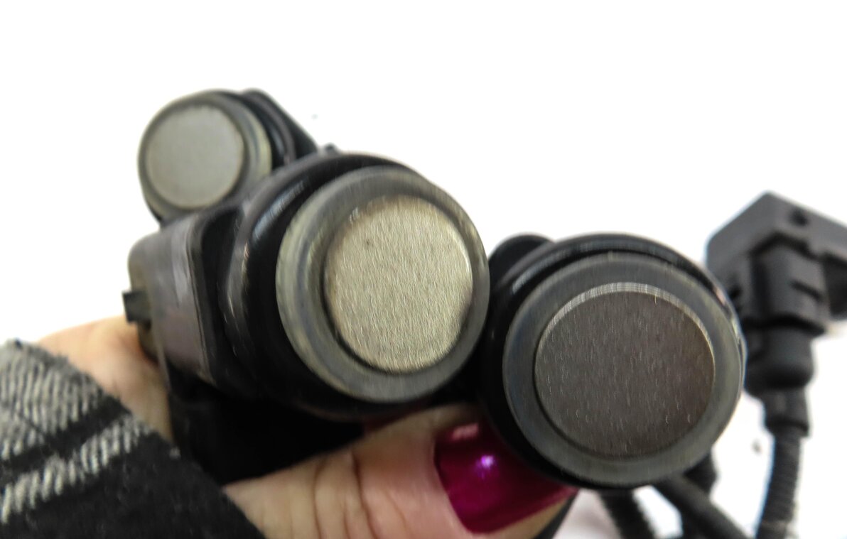 Thumbnail 5: 2004 PORSCHE CAYENNE (955) REAR PARK DISTANCE PDC SENSOR SET6 (BEIGE) w/ HARNESS