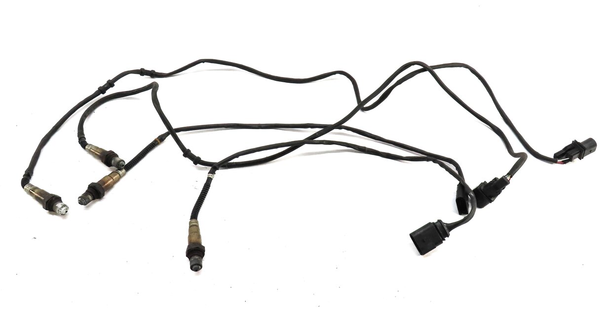 Thumbnail 2: 2004 PORSCHE CAYENNE 955 4.5L M48 N.A. ENGINE PRE POST CAT O2 OXYGEN SENSOR SET4