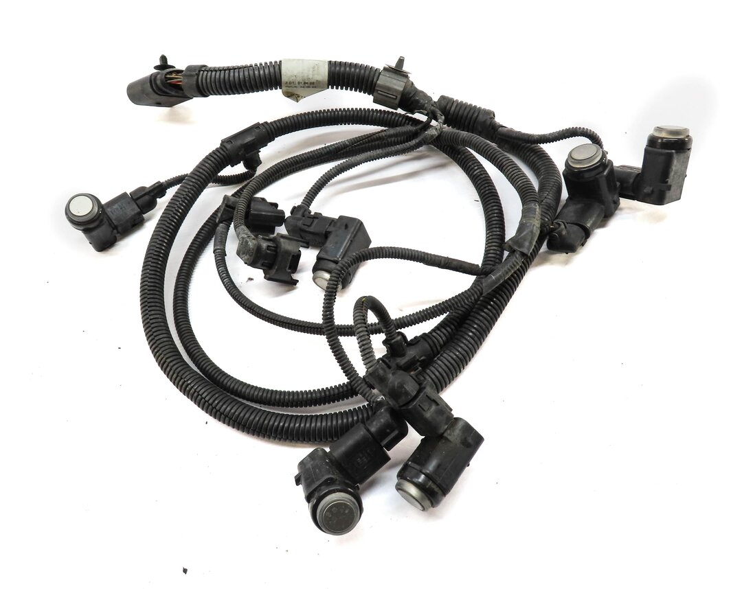2004 PORSCHE CAYENNE (955) FRONT PARK ASSIST PDC SENSOR SET6 (BEIGE) w/ HARNESS